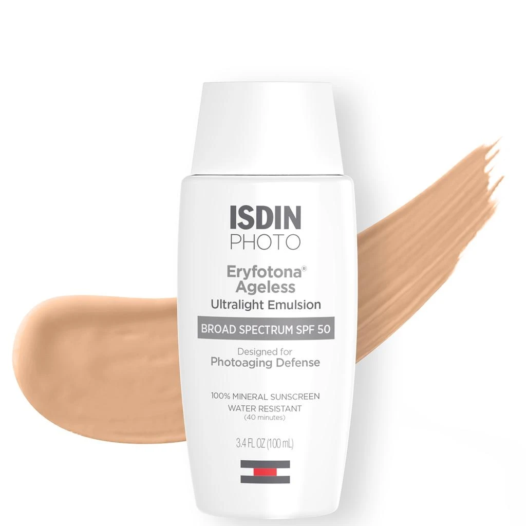 商品ISDIN|ISDIN Eryfotona Ageless Mineral Broad-Spectrum Tinted Face Sunscreen SPF 50,价格¥417,第1张图片