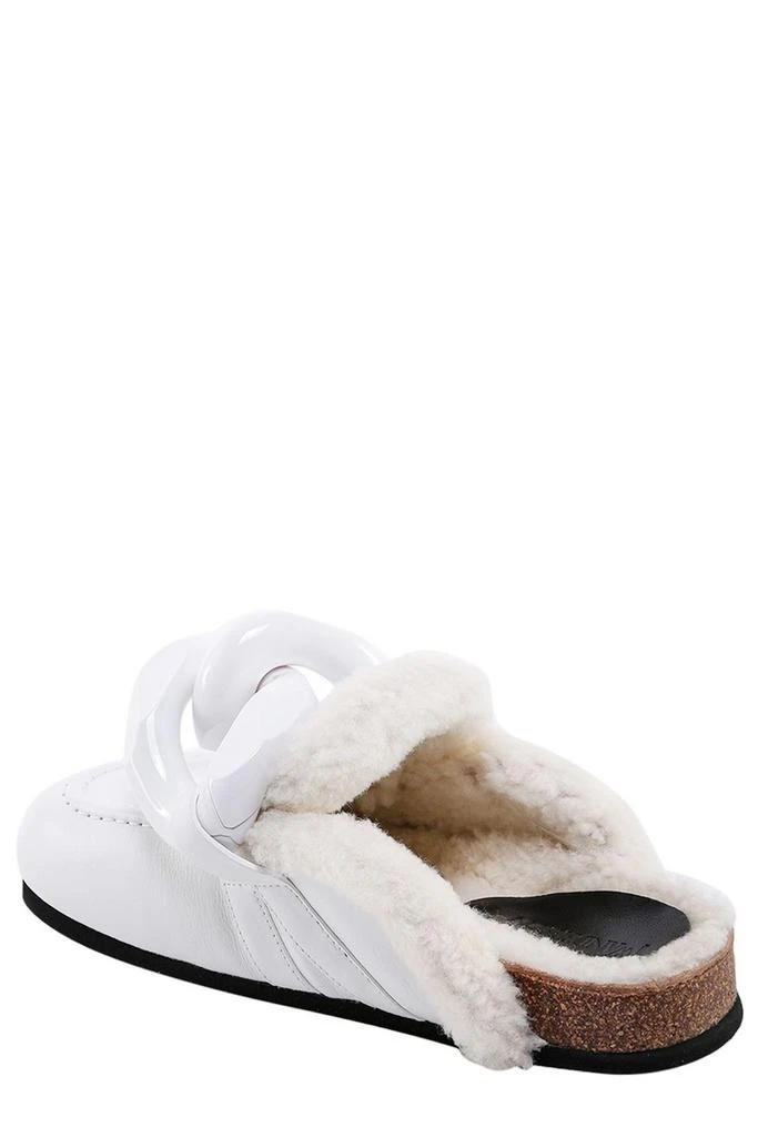 商品JW Anderson|JW Anderson Chain-Link Slip-On Flat Mules,价格¥2370,第3张图片详细描述