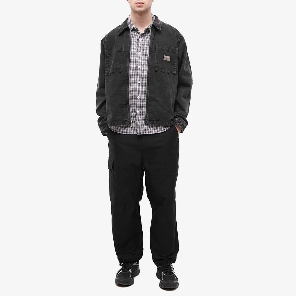 商品STUSSY|Stussy Washed Canvas Zip Shirt,价格¥1393,第4张图片详细描述