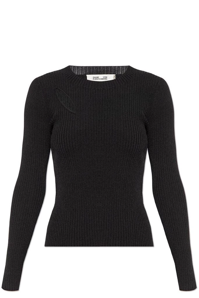 商品Diane von Furstenberg|Diane von Furstenberg Lisbon Ribbed-Knit Top,价格¥708,第1张图片