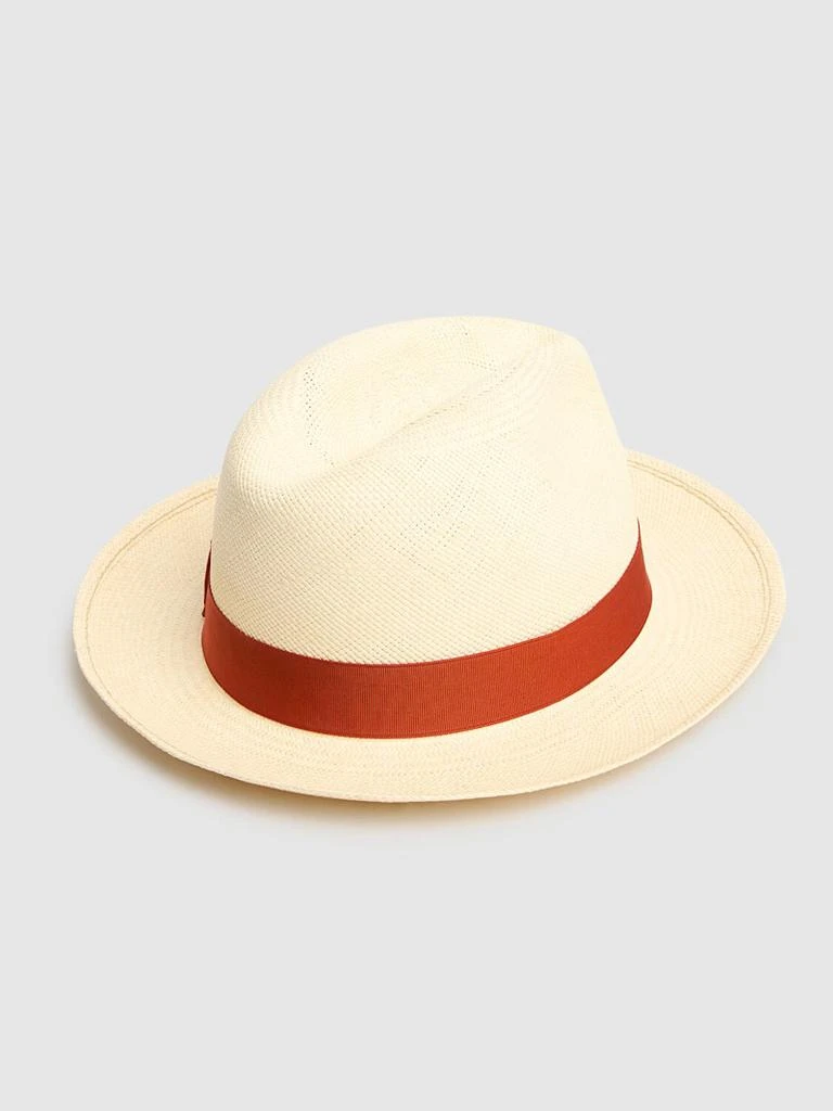商品BORSALINO|"QUITO"中帽檐巴拿马草帽,价格¥2158,第4张图片详细描述