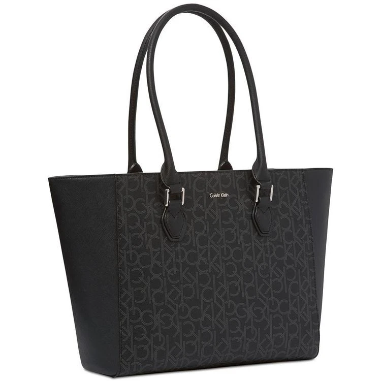 商品Calvin Klein|Ellina Signature Medium Tote,价格¥586,第5张图片详细描述