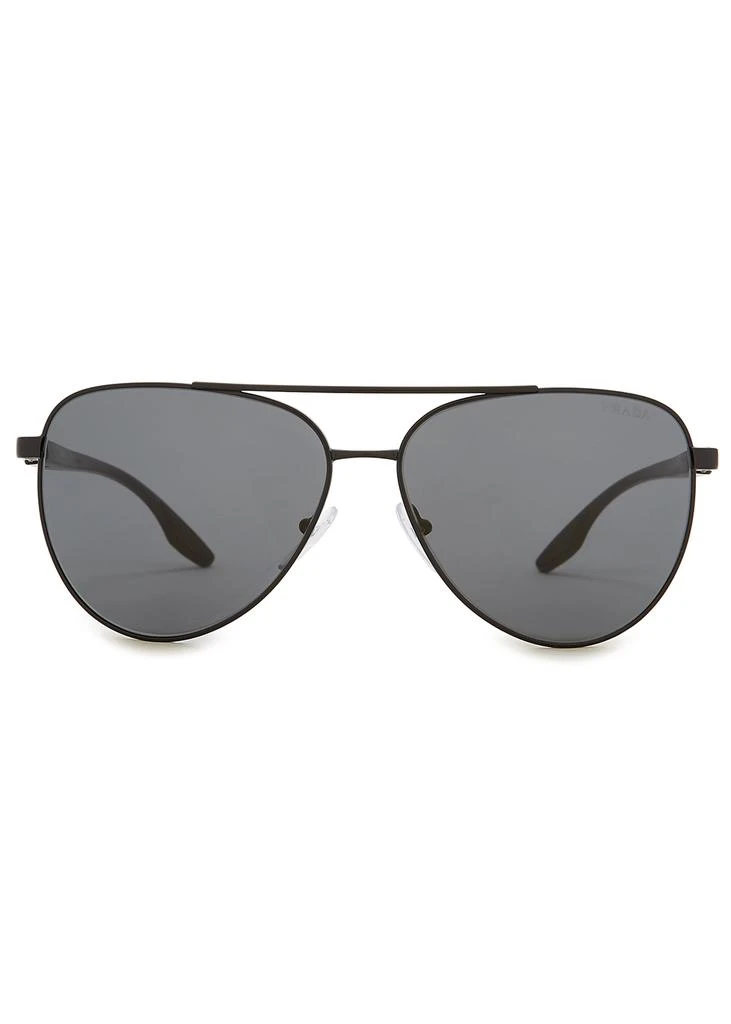商品Prada|Black aviator-style sunglasses,价格¥2070,第2张图片详细描述