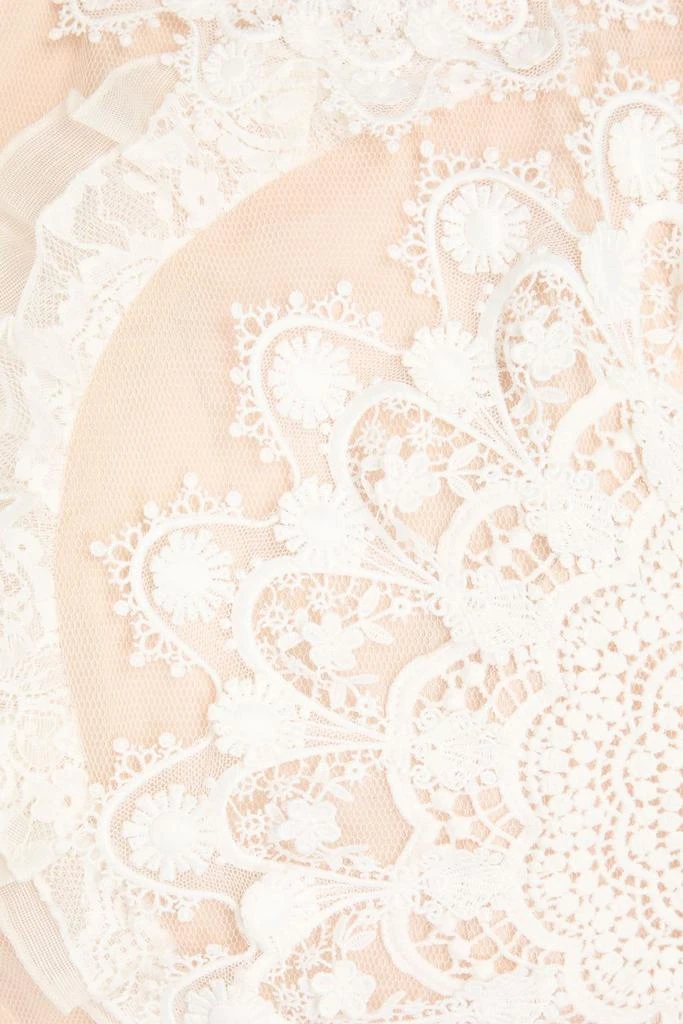 商品Zimmermann|Embellished cotton-blend guipure lace, tulle and organza dress,价格¥15357,第4张图片详细描述