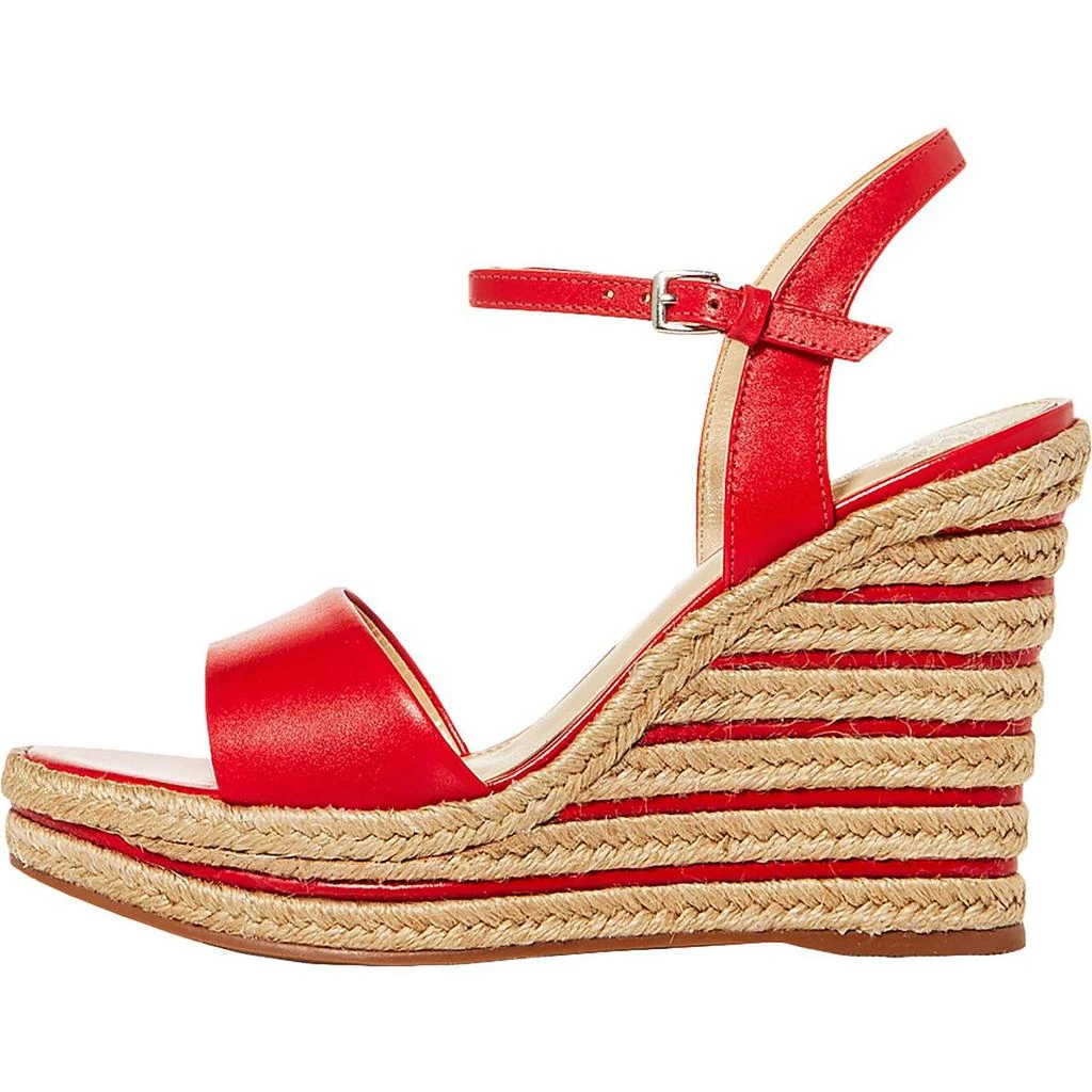 商品Vince Camuto|Vince Camuto Womens Marybell Leather Ankle Strap Wedge Sandals,价格¥396,第5张图片详细描述