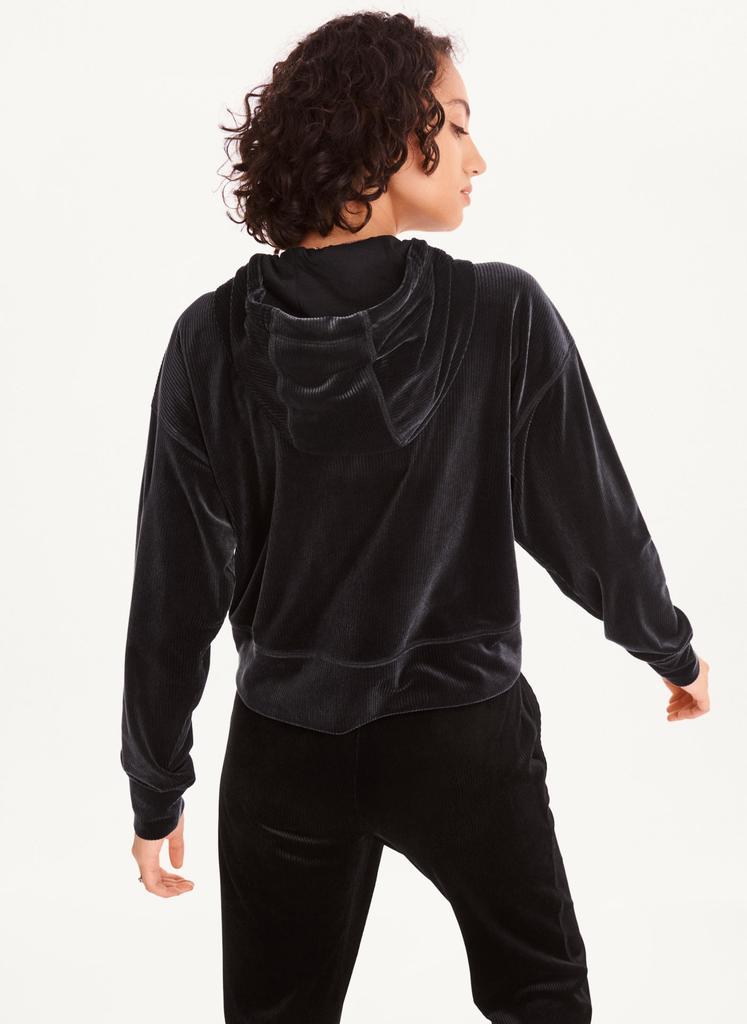 商品DKNY|Platinum Velour Hoodie,价格¥595,第5张图片详细描述