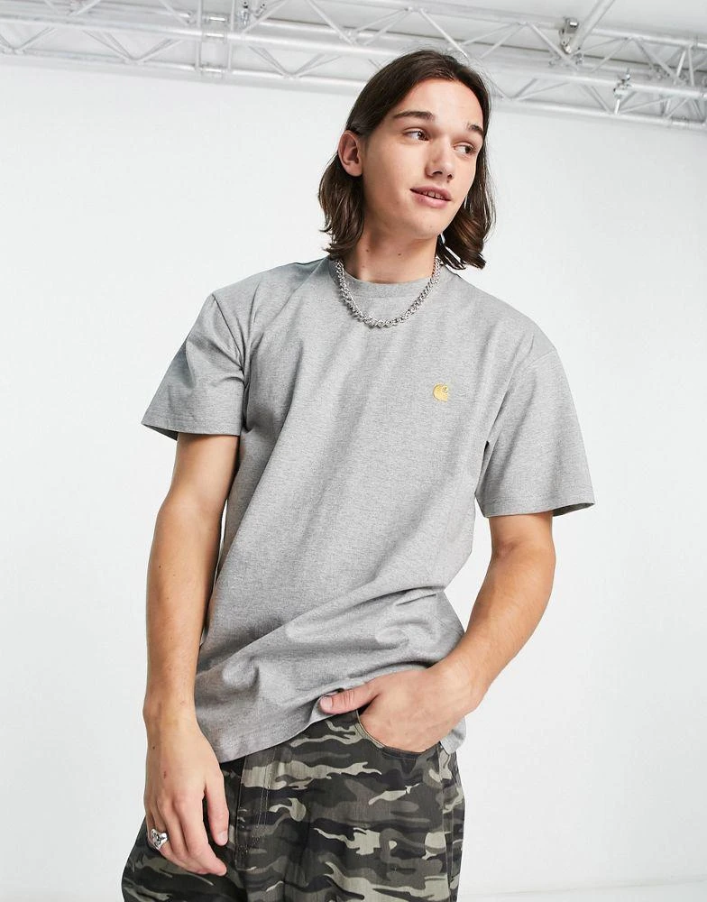 商品Carhartt WIP|Carhartt WIP chase t-shirt in grey,价格¥400,第1张图片