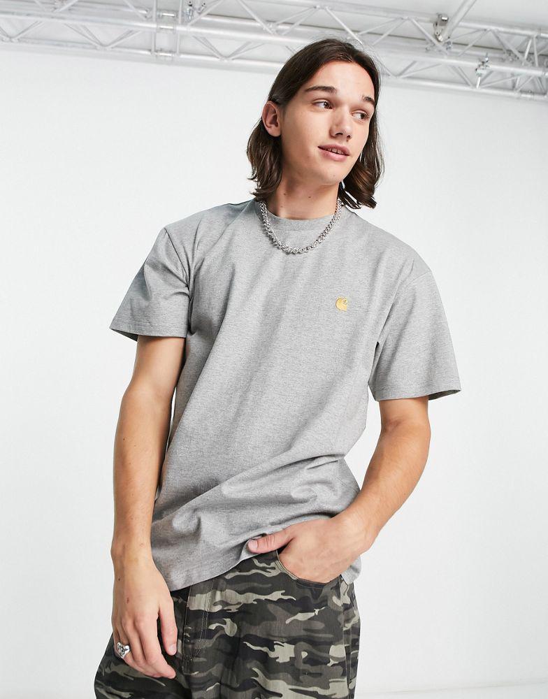 商品Carhartt WIP|Carhartt WIP chase t-shirt in grey,价格¥301,第1张图片