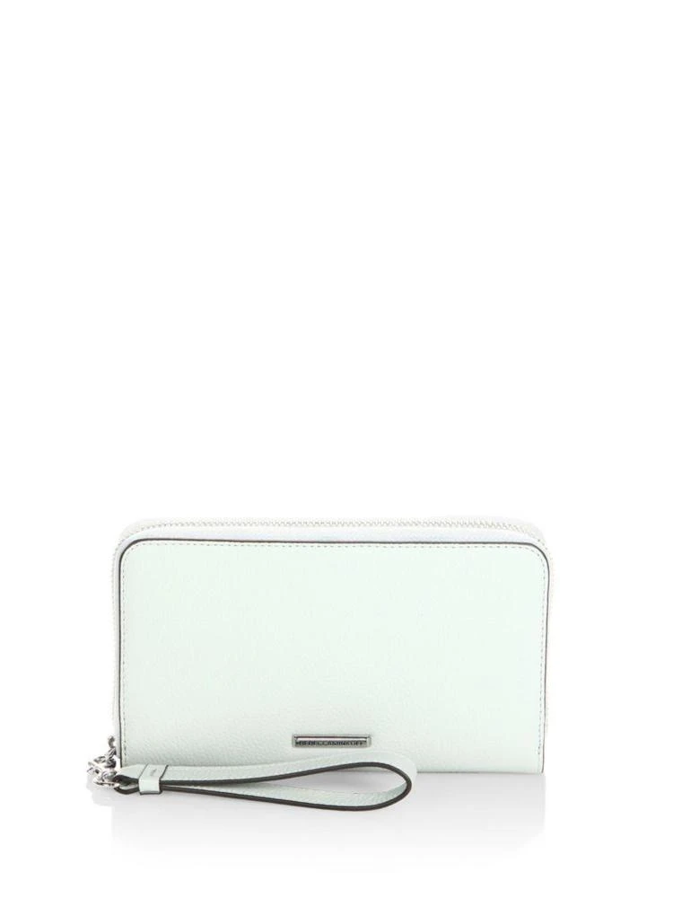 商品Rebecca Minkoff|Whipstitch 真皮钱包,价格¥525,第1张图片
