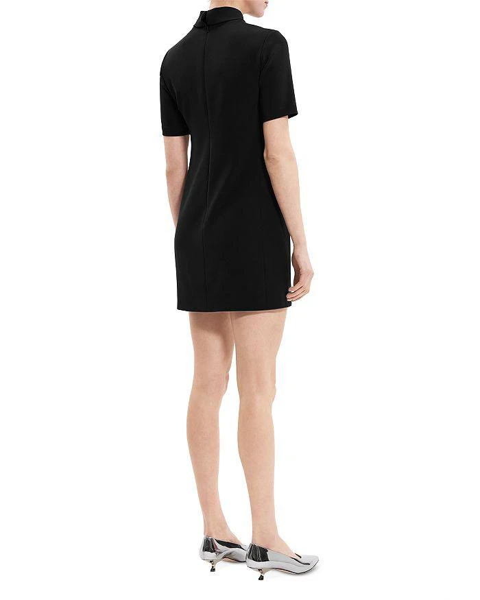 商品Theory|Short Sleeve Roll Neck Mini Dress,价格¥774,第2张图片详细描述