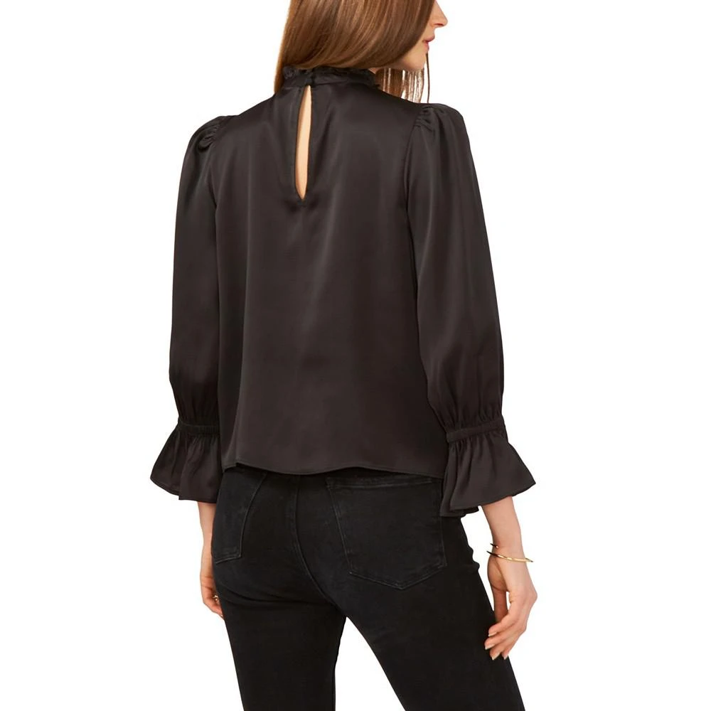 商品1. State|Long Sleeve Ruffle Mock neck Top,价格¥587,第2张图片详细描述