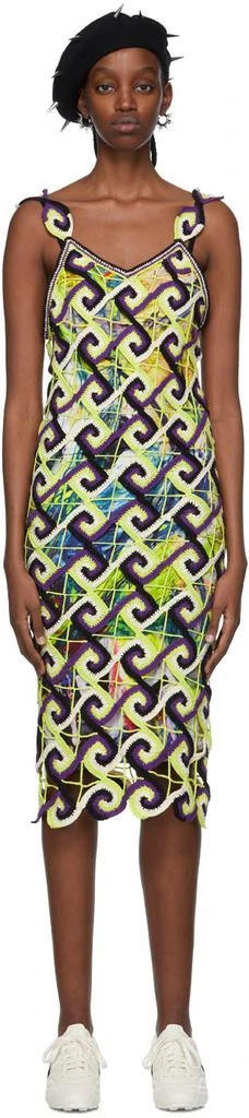 商品Charles Jeffrey Loverboy|Multicolor Cotton Midi Dress,价格¥1500,第1张图片