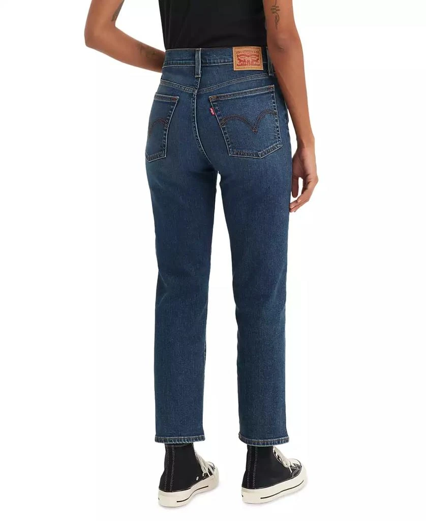 商品Levi's|Women's Wedgie Straight-Leg High Rise Cropped Jeans,价格¥353,第2张图片详细描述