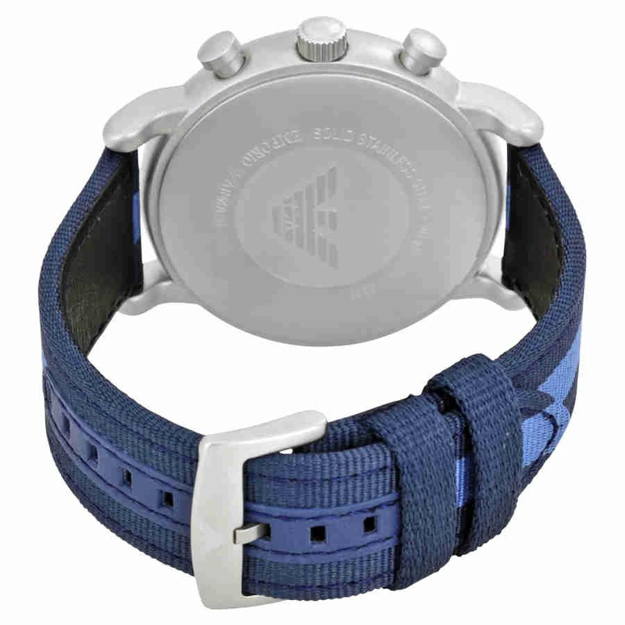商品Emporio Armani|Luigi Navy Blue Dial Men's Chronograph Watch AR1949,价格¥592,第3张图片详细描述