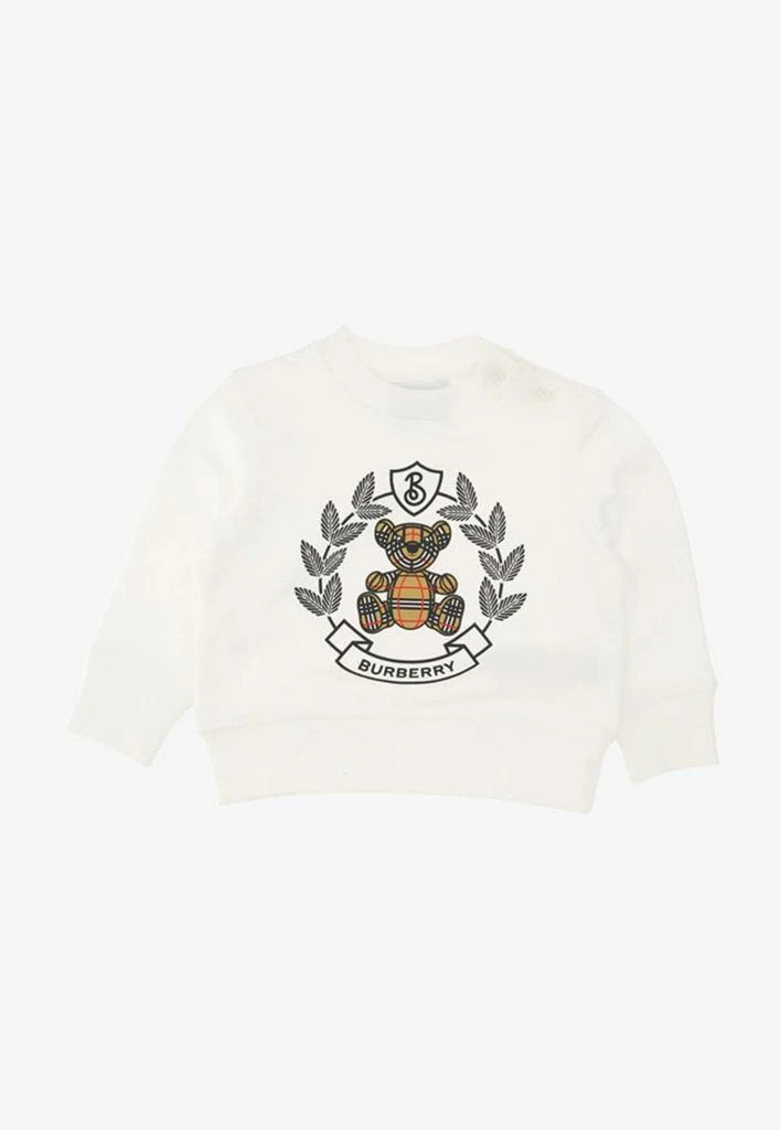 商品Burberry|Baby Logo Print Sweatshirt,价格¥2675,第1张图片