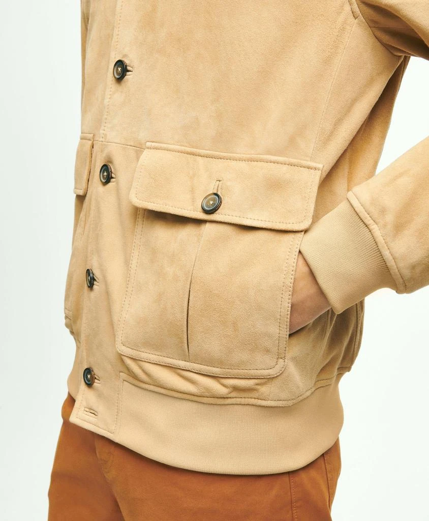 商品Brooks Brothers|Sueded Leather Jacket,价格¥2885,第4张图片详细描述