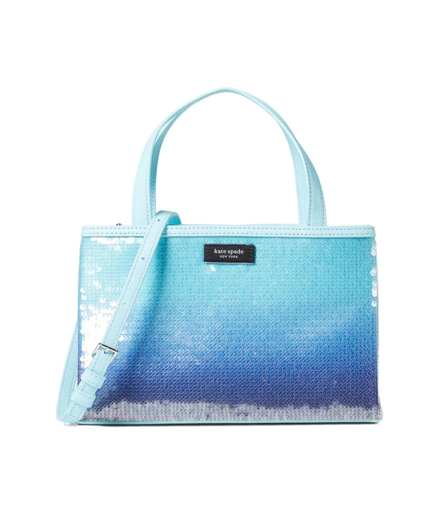 商品Kate Spade|Sam Icon Ombre Sequin Fabric Small Tote,价格¥1459,第1张图片