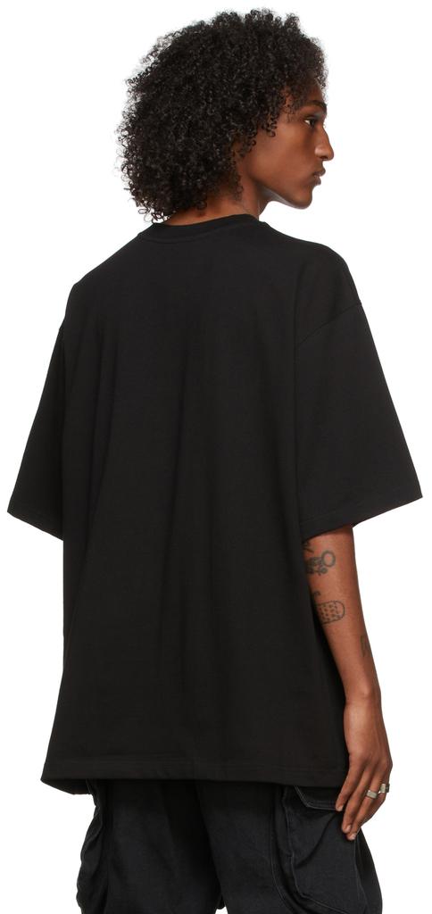 Black Patched Mirror Logo T-Shirt商品第3张图片规格展示