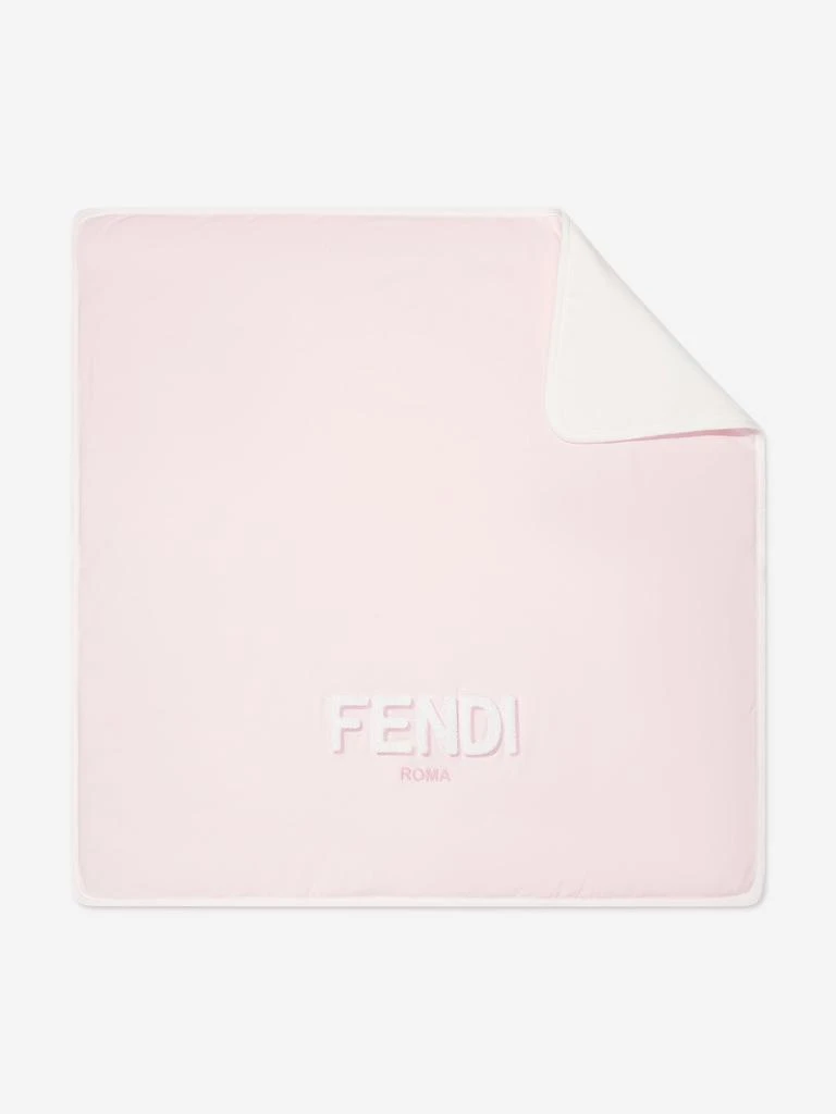 商品Fendi|Fendi Baby Girls Logo Blanket in Pink,价格¥2708,第1张图片