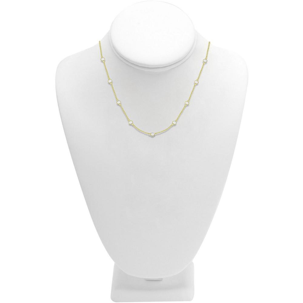 商品Essentials|18" Statement Necklace in Silver or Gold Plate,价格¥104,第4张图片详细描述