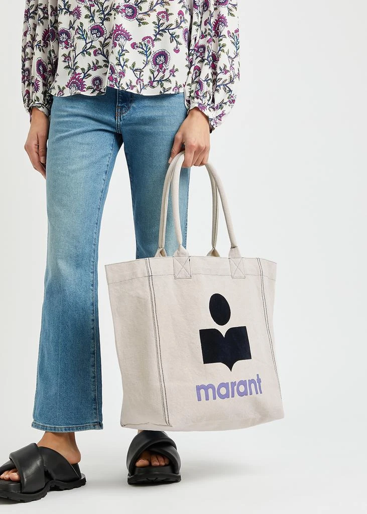 商品Isabel Marant|Yenky white logo canvas tote,价格¥1165,第5张图片详细描述