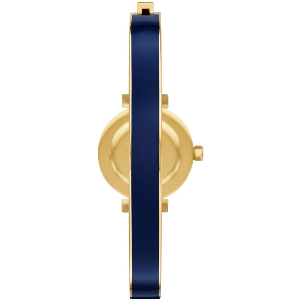 商品Tory Burch|Women's Slim Analog Gold-Tone & Navy Stainless Steel Bracelet Watch 22mm,价格¥1862,第5张图片详细描述