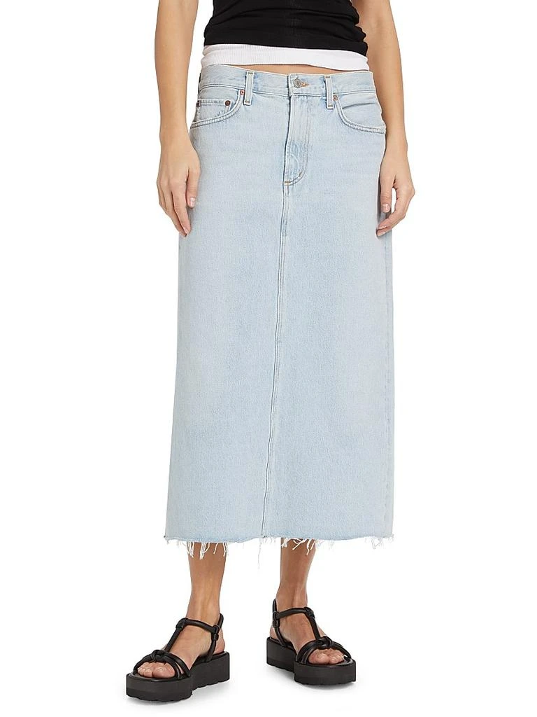 商品AGOLDE|Della Denim Maxi Skirt,价格¥695,第3张图片详细描述