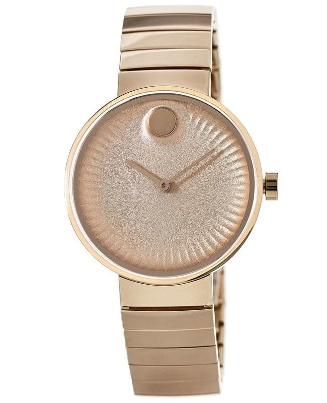 商品Movado|Movado Edge Rose Gold PVD  Women's Watch 3680013,价格¥3198,第1张图片