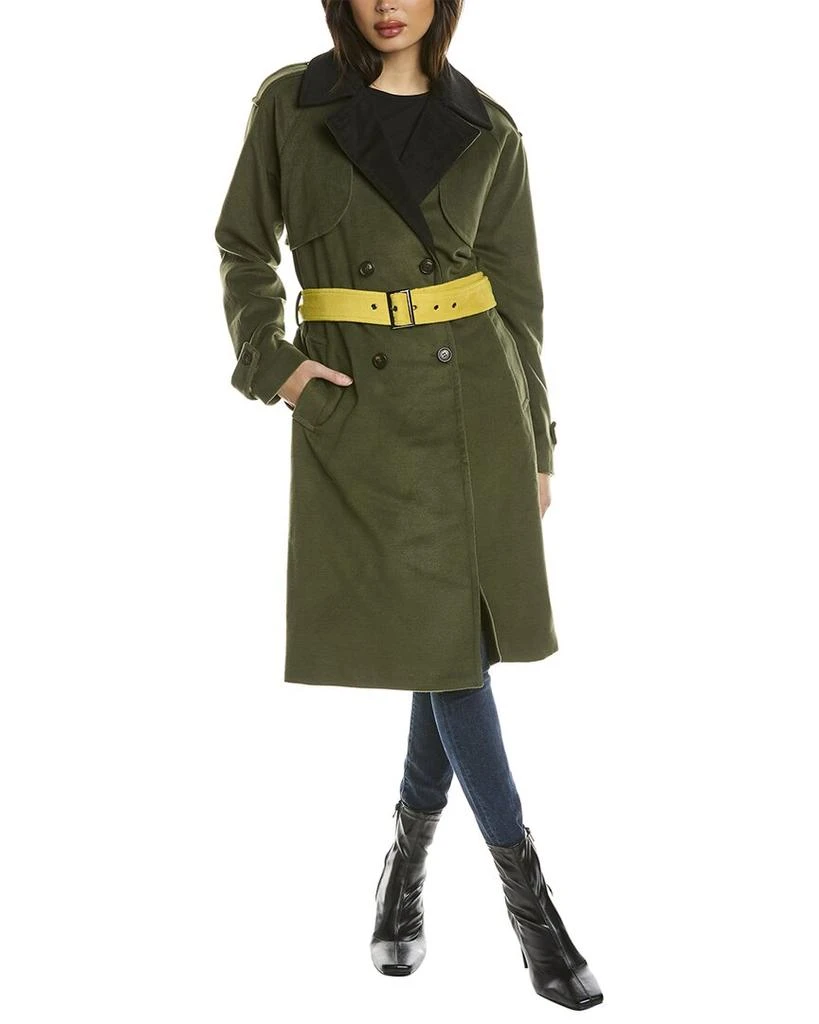 商品NOIZE|NOIZE Malia Trench Coat,价格¥625,第3张图片详细描述