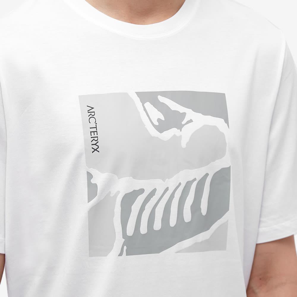 男款 始祖鸟 Skeletile系列 徽式T恤 白色商品第5张图片规格展示