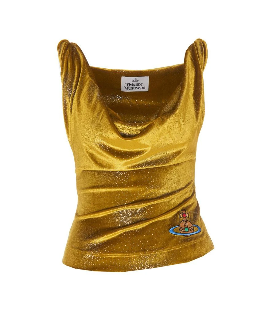 商品Vivienne Westwood|Vivienne Westwood Logo Embroidered Sleeveless Top,价格¥2003,第1张图片