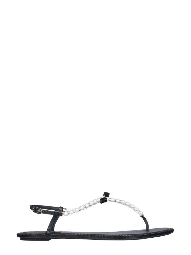 商品Rene Caovilla|René Caovilla Bow Embellished Thong Sandals,价格¥3613,第1张图片
