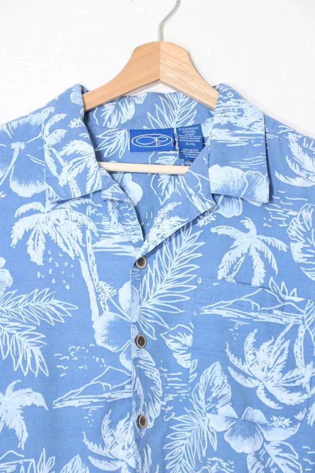 商品Urban Outfitters|Vintage Ocean Pacific Brand Tropical Print Shirt,价格¥1005,第2张图片详细描述
