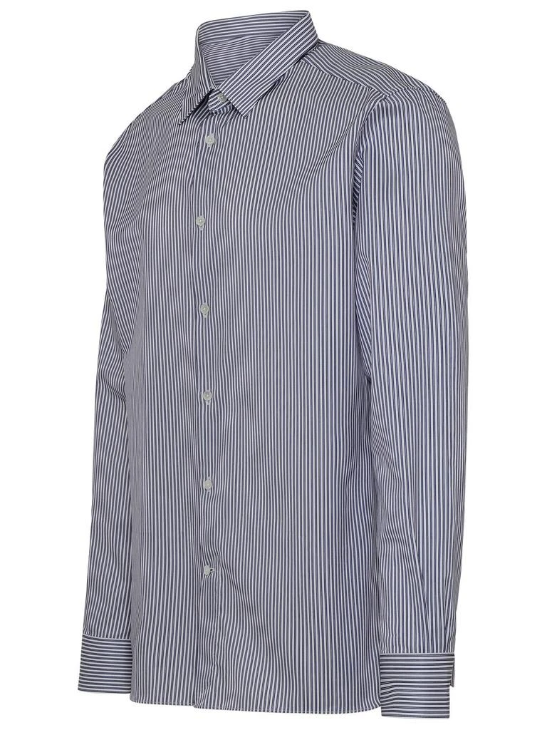 商品Zegna|Z Zegna Striped Buttoned Long Sleeved Shirt,价格¥2641,第3张图片详细描述