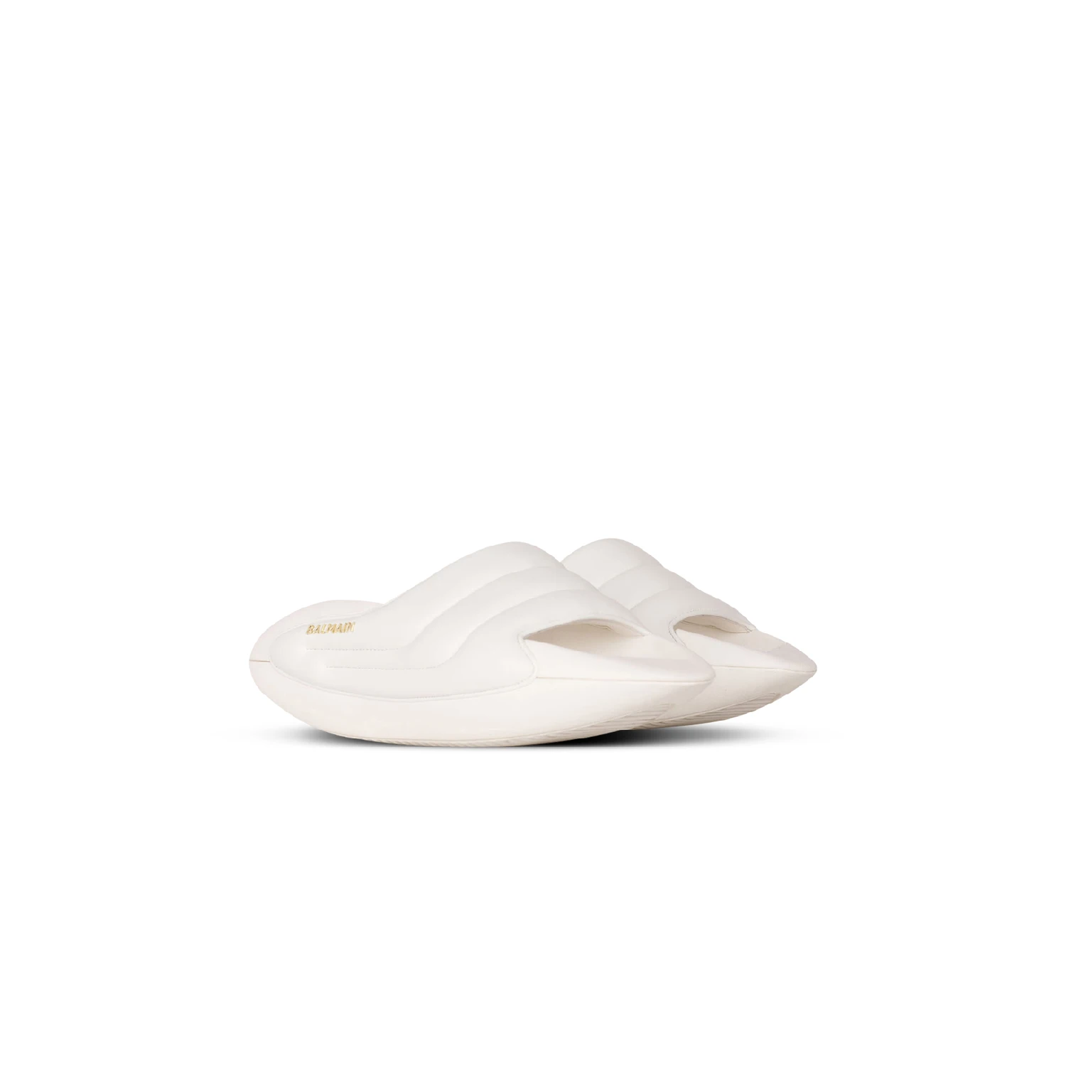 【预售】 巴尔曼 25春夏 女士 厚底鞋 MULES B-IT EN CUIR MATELASSÉ AN1VL699LPQP0FA  商品