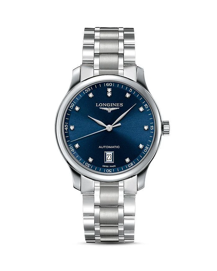 商品Longines|Master Collection Watch with Diamonds, 38.5mm,价格¥19265,第5张图片详细描述