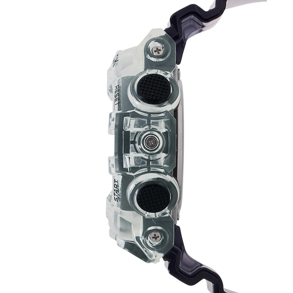 商品G-Shock|Men's Analog-Digital Skeleton Clear Resin Strap Watch 53.4mm腕表,价格¥902,第3张图片详细描述