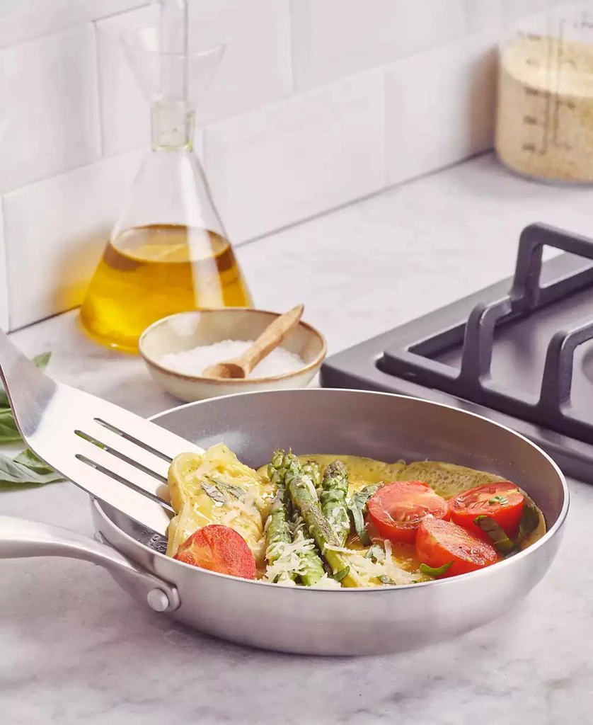 商品Greenpan|Chatham Tri-Ply Stainless Steel Ceramic Nonstick 3 Piece Frying Pan Set,价格¥1855,第4张图片详细描述