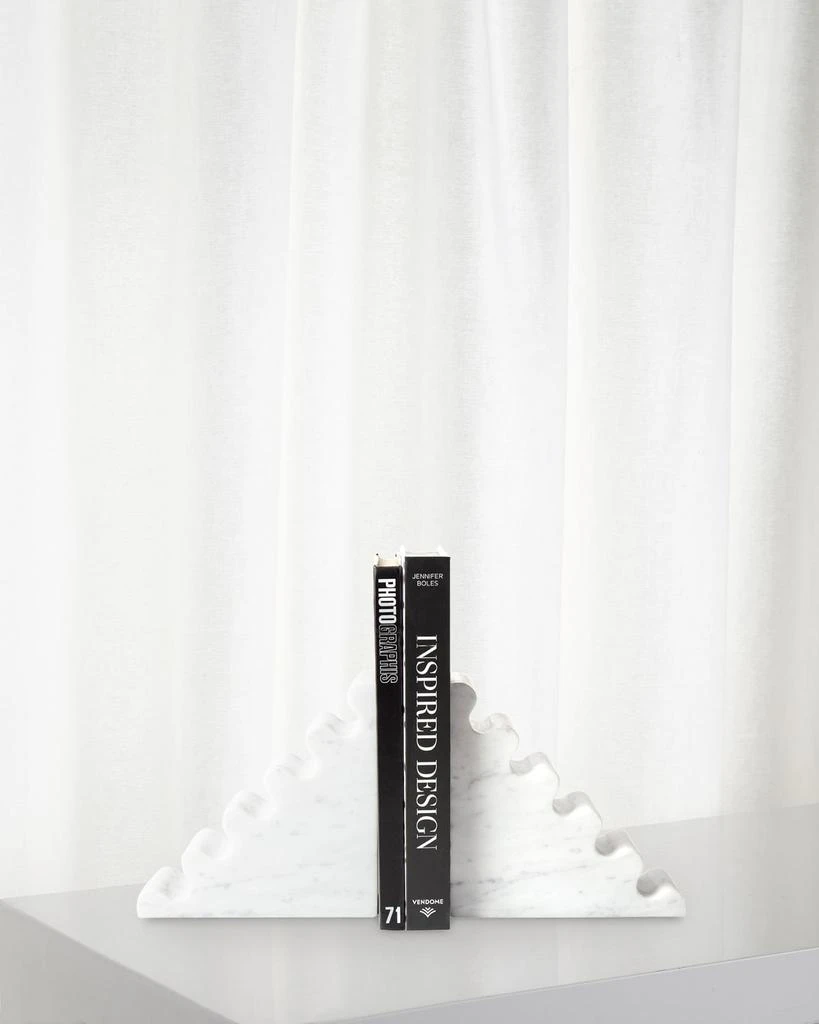 商品Jonathan Adler|Ripple Bookends, Set of 2,价格¥1664,第1张图片