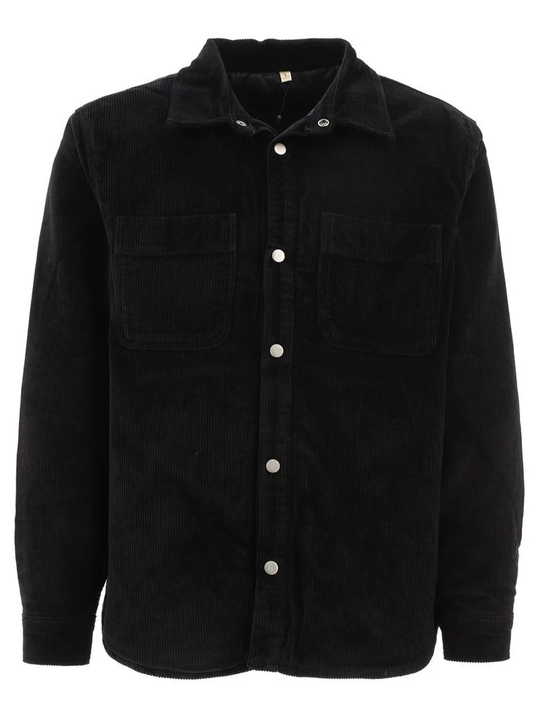 商品STUSSY|Cord Quilted Jackets Black,价格¥953,第1张图片