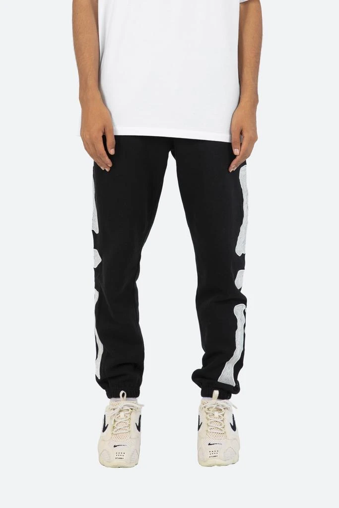 商品MNML|Skeleton Sweatpants - Black,价格¥114,第1张图片