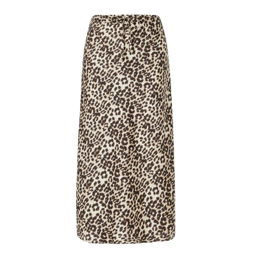 商品Marella|Marella Candore Leopard Bias Skirt,价格¥1025,第1张图片