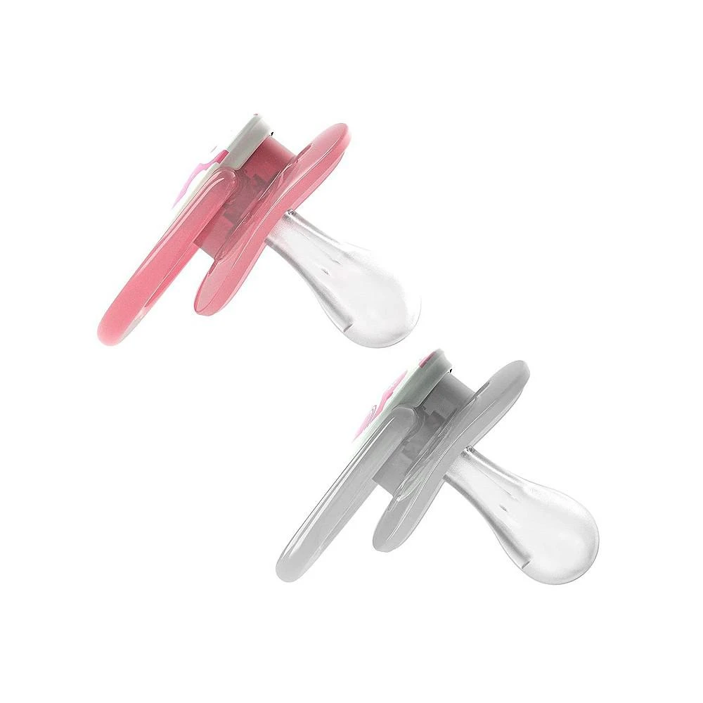 商品Dr. Browns|Advantage Symmetrical Pacifier, Pink, Glow-in-the-Dark, 2 Pack, 0-6m,价格¥112,第3张图片详细描述