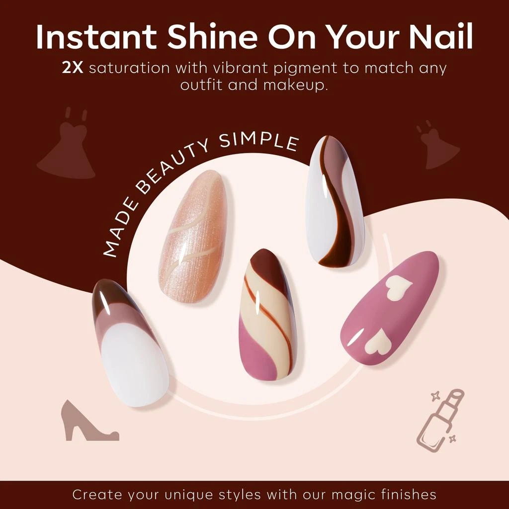 6 Shades Gel Nail Polish Set Collection 商品