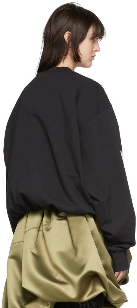 商品We11done|Black Cotton Sweatshirt,价格¥700,第3张图片详细描述