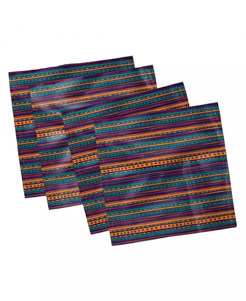 商品Ambesonne|Tribal Set of 4 Napkins, 18" x 18",价格¥186,第1张图片