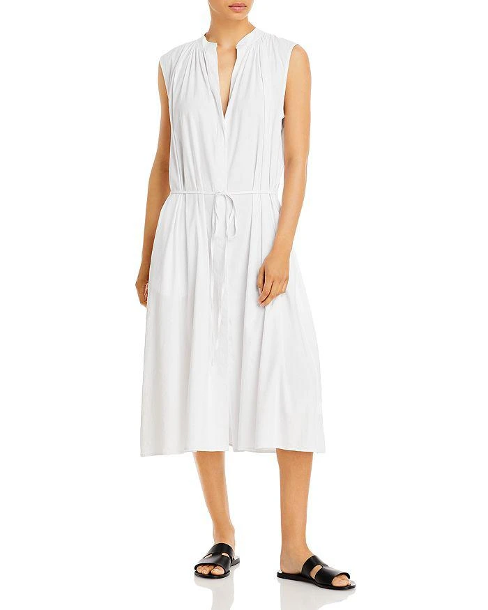 商品Vince|Gathered Waist Split Neck Dress,价格¥879,第1张图片
