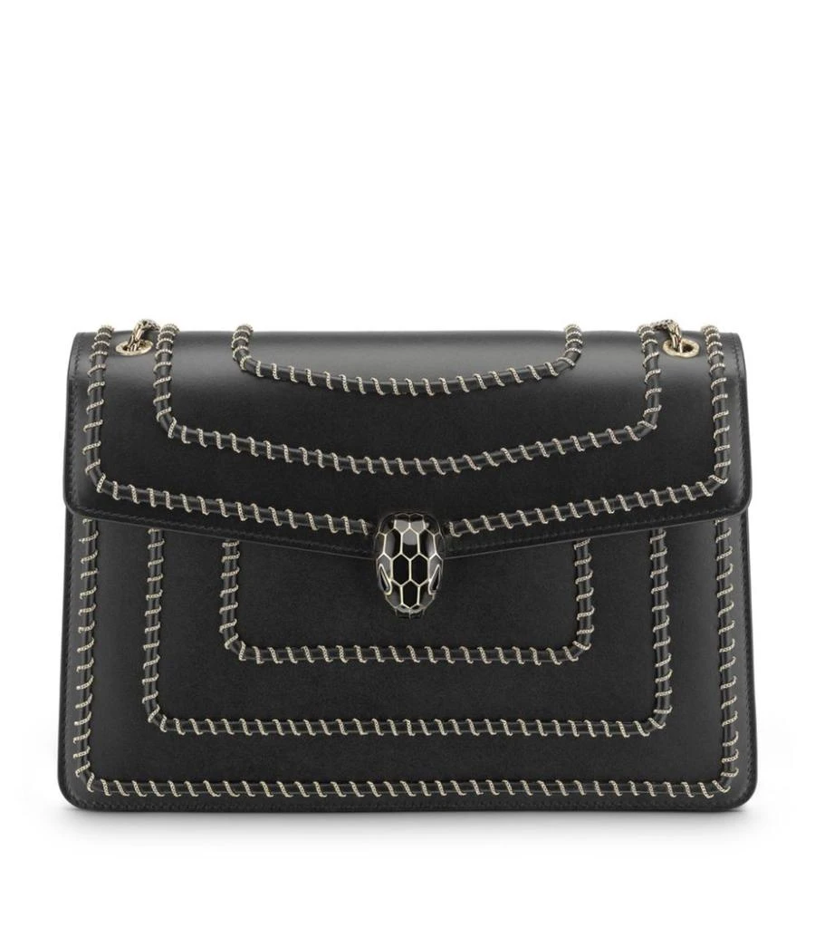 商品BVLGARI|Leather Serpenti Forever Chain Shoulder Bag,价格¥30489,第1张图片