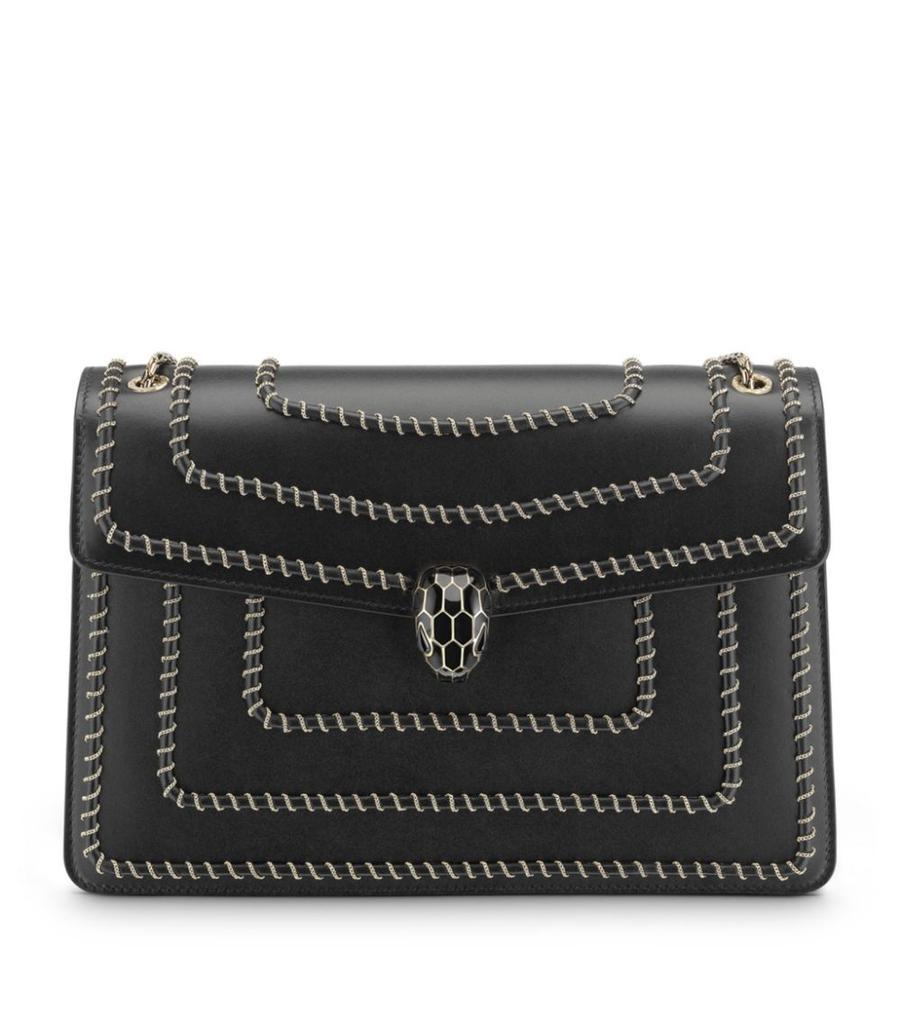 商品BVLGARI|Leather Serpenti Forever Chain Shoulder Bag,价格¥27751,第1张图片