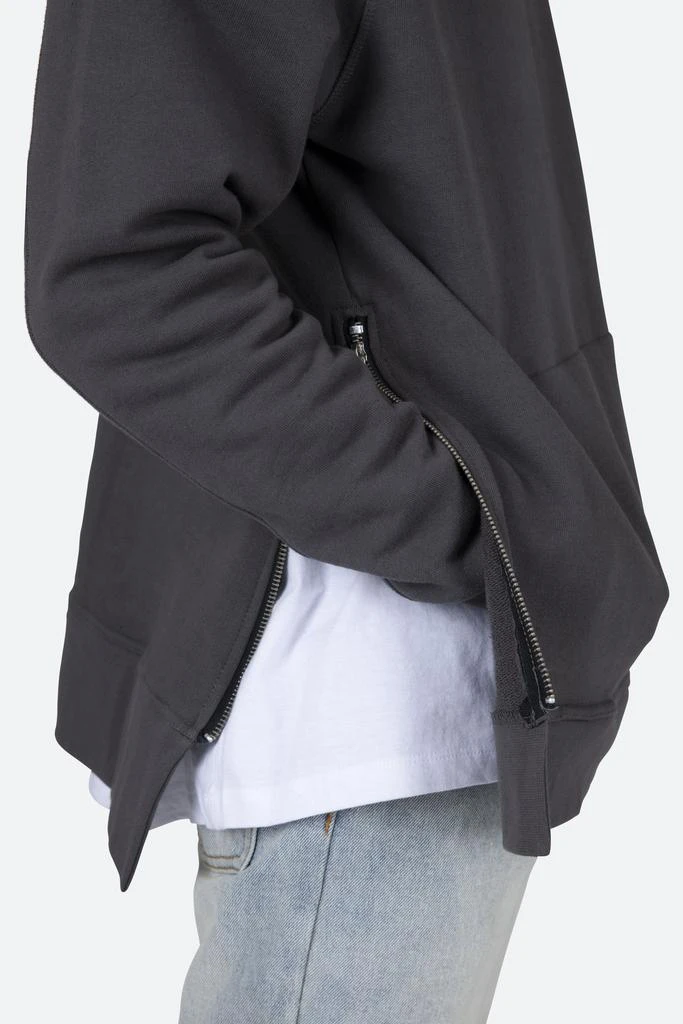 Side Zip Hoodie - Black 商品